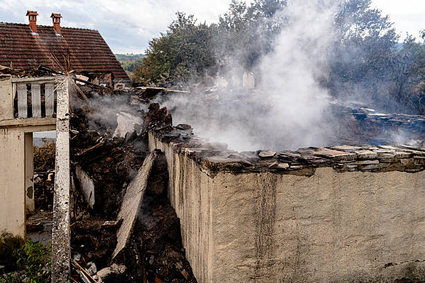 Professional Fire Damage Removal technician working in Silver Lake, MN